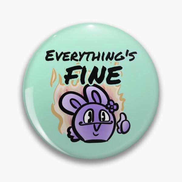 Item preview, Everything's fine - Claninchen bunny designed and sold by Claninchen.