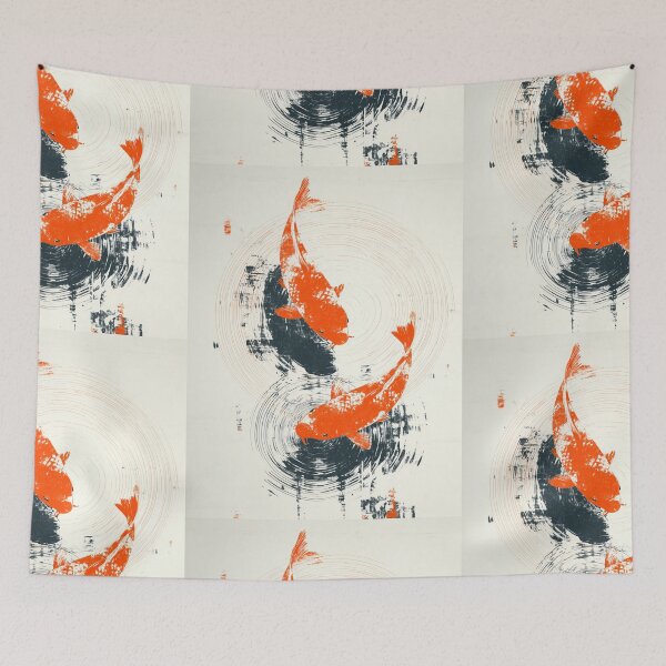 Item preview, Koi fish yin yang designed and sold by MendaciousMina.
