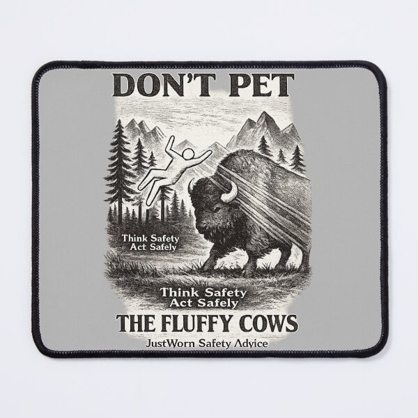 Item preview, Don't Pet the Fluffy Cows designed and sold by Uniquely Yours.