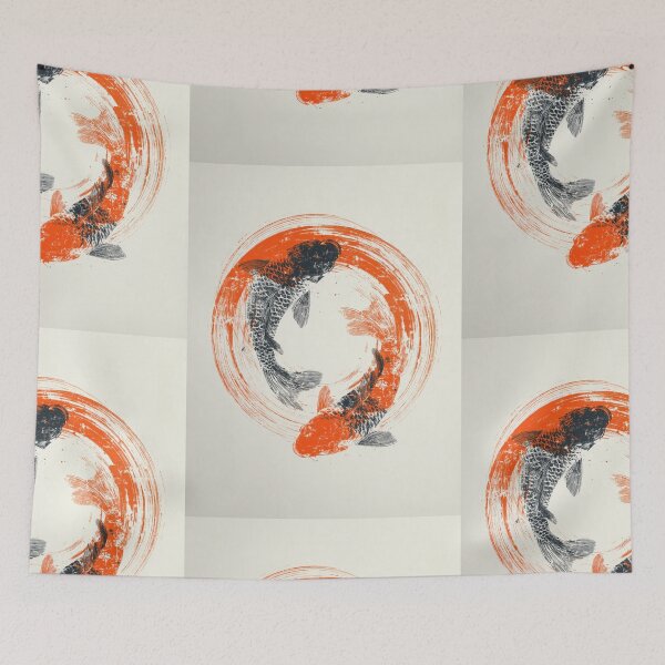 Item preview, Koi fish yin yang designed and sold by MendaciousMina.