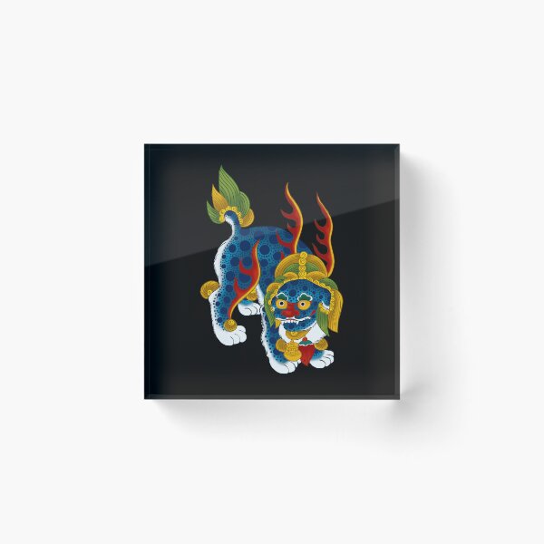 Item preview, Korean Haetae Guardian Beast – Traditional Minhwa Art designed and sold by Dandihara.