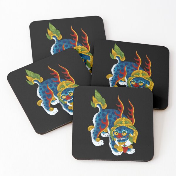 Item preview, Korean Haetae Guardian Beast – Traditional Minhwa Art designed and sold by Dandihara.