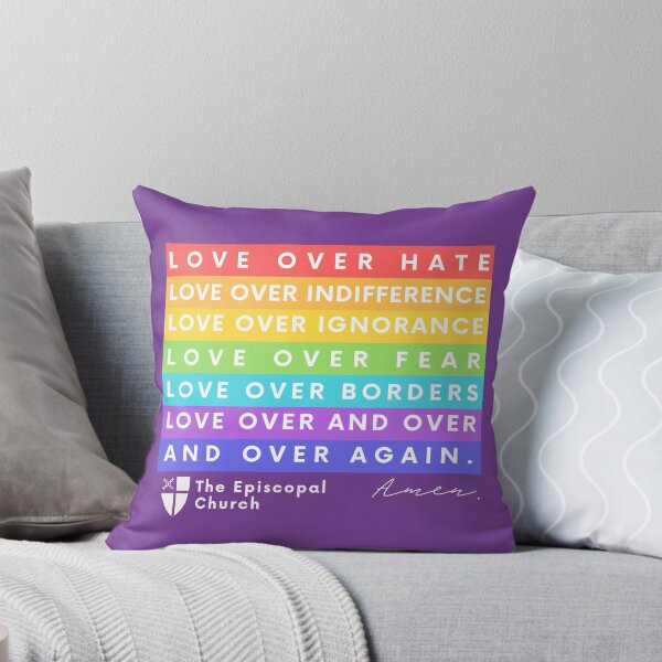 Item preview, Love Over Hate - The Episcopal Church designed and sold by Canterbury Episcopal Campus Ministry at Texas Tech University .