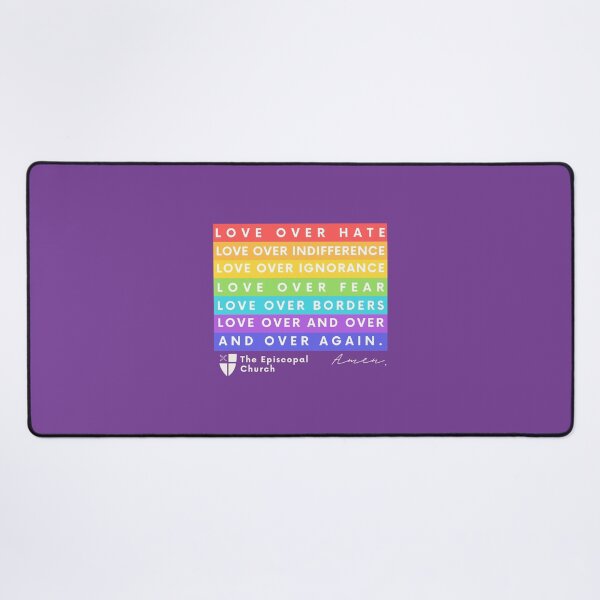 Item preview, Love Over Hate - The Episcopal Church designed and sold by Canterbury Episcopal Campus Ministry at Texas Tech University .