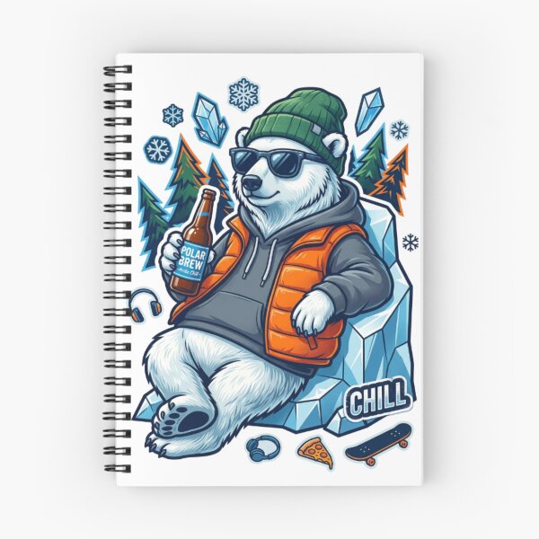 Item preview, Polar Bear Chill Collage – Surreal Humor Tee designed and sold by Artify24.