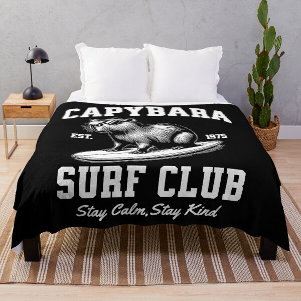 Item preview, Cool Capybara Surfing Vintage Style designed and sold by EthosWear.