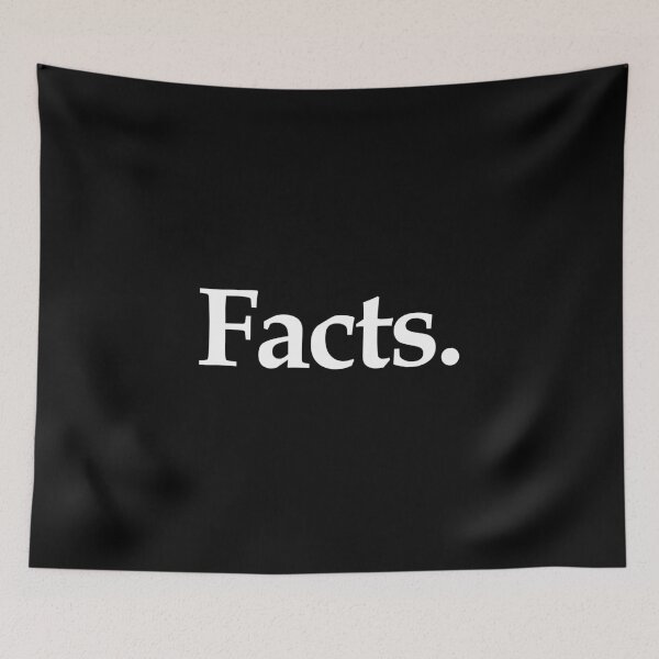 Item preview, Facts - Funny Saying designed and sold by qanizawelfy.