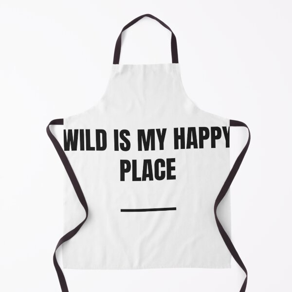 Item preview, "WILD IS MY HAPPY PLACE" Minimalist Quote T-Shirt designed and sold by QuirkThreadsCo.