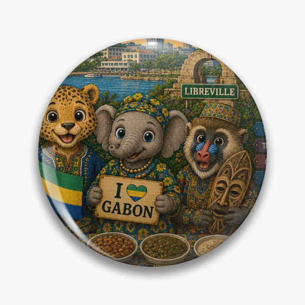 Item preview, Gabon Libreville – Nature, Culture and Hospitality designed and sold by Cifi64.