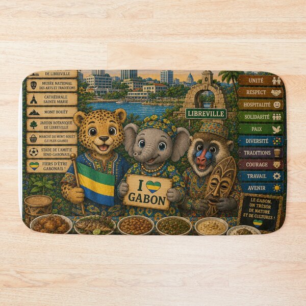 Item preview, Gabon Libreville – Nature, Culture and Hospitality designed and sold by Cifi64.