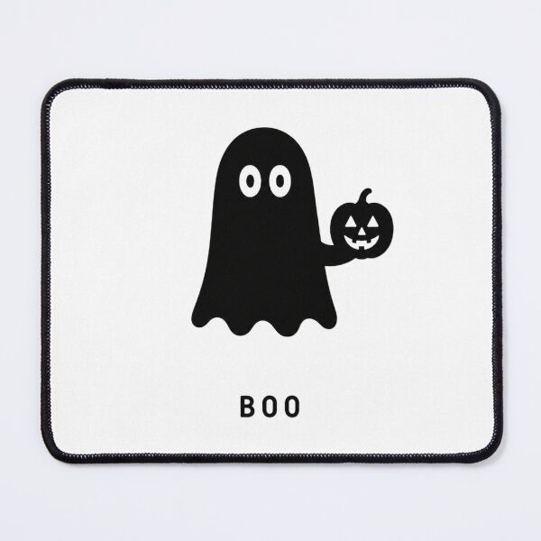 Item preview, Minimalist Ghost Holding Pumpkin | BOO Cute Halloween Design designed and sold by Ramona-Gliga.