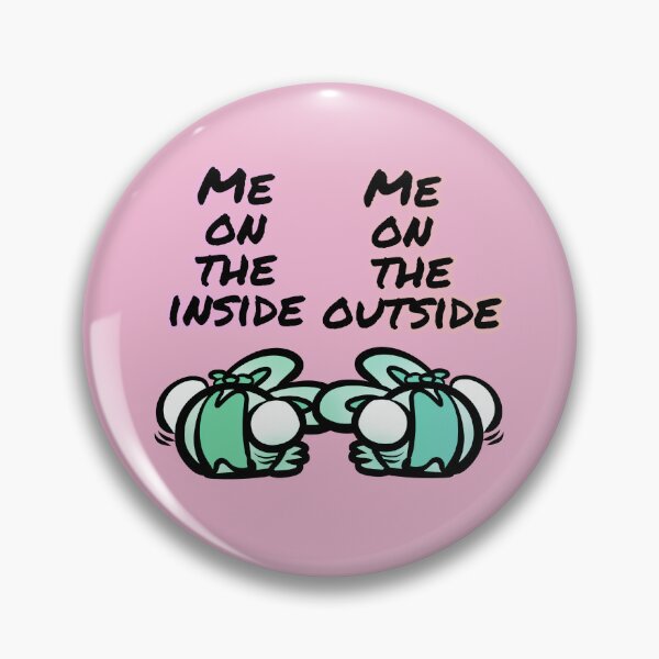 Item preview, Me on the inside - Me on the outside - Claninchen bunny designed and sold by Claninchen.