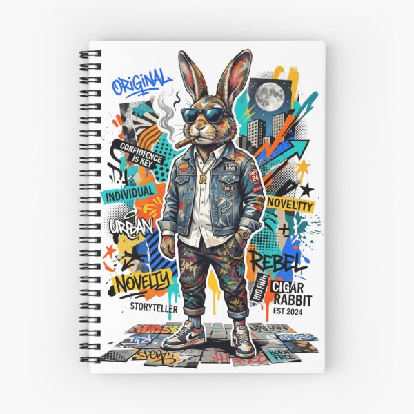 Item preview, Cool Rabbit Collage – Surreal Humor Tee designed and sold by Artify24.