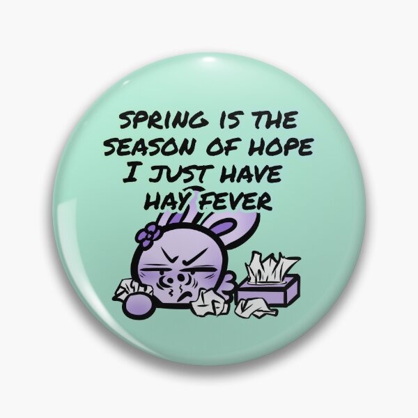 Item preview, Spring is the season of hope - I just have hay fever - Claninchen bunny designed and sold by Claninchen.