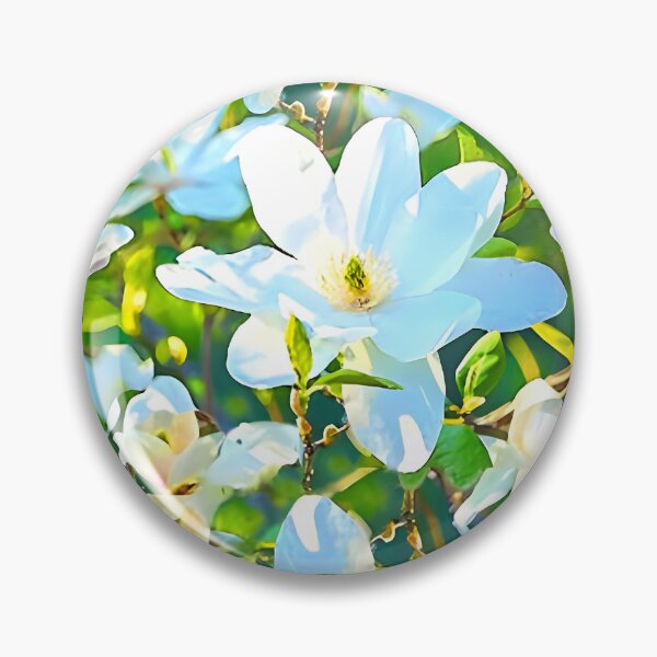Item preview, White Magnolia 5-O designed and sold by O'clock Vibes.