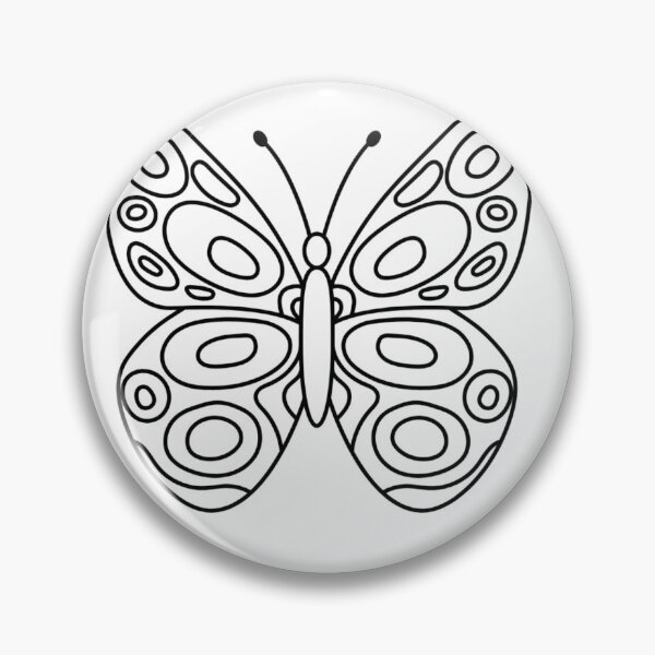 Item preview, Cute Butterfly Coloring Page Art designed and sold by VibeTees38.