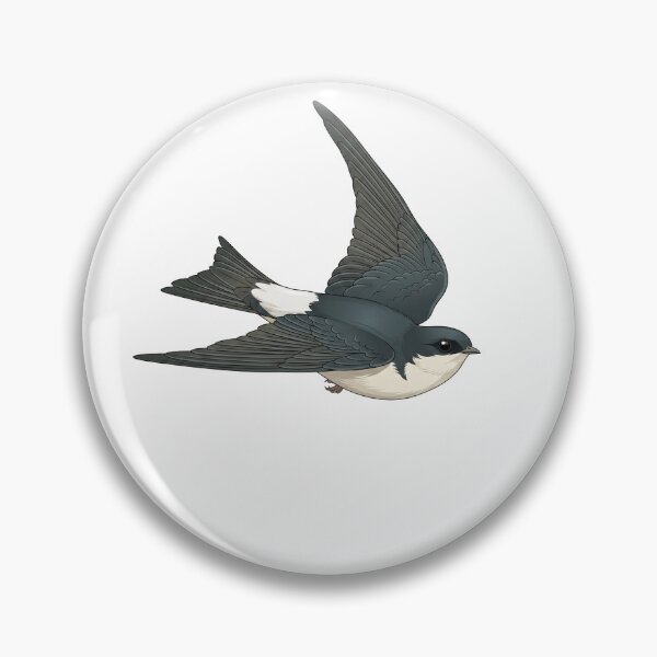 Item preview, Flying Swallow Vector Illustration - Minimalist Nature Art designed and sold by anuggra.