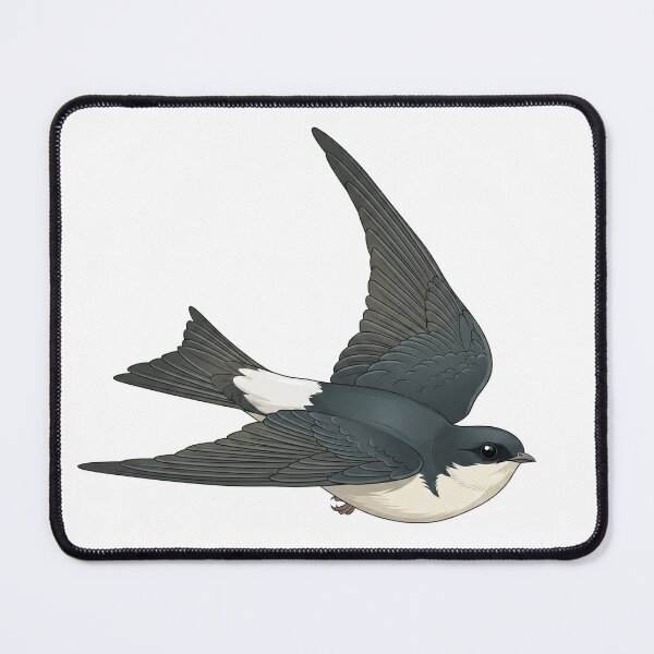 Item preview, Flying Swallow Vector Illustration - Minimalist Nature Art designed and sold by anuggra.