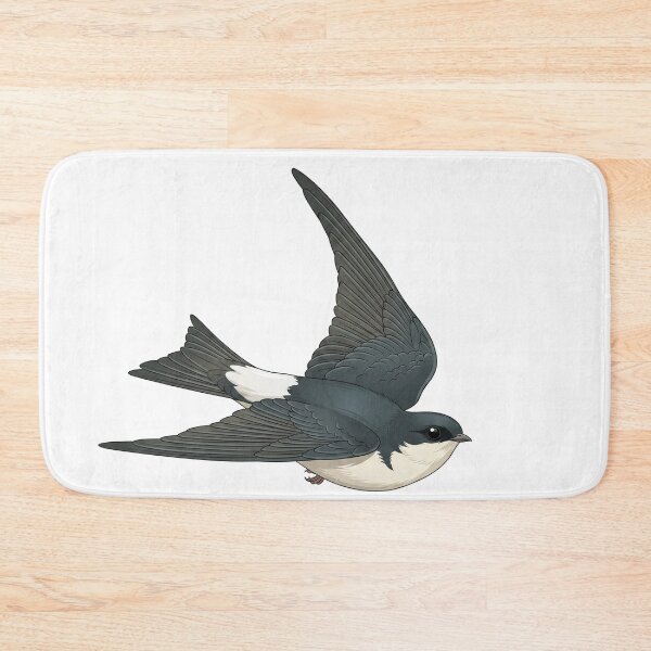 Item preview, Flying Swallow Vector Illustration - Minimalist Nature Art designed and sold by anuggra.