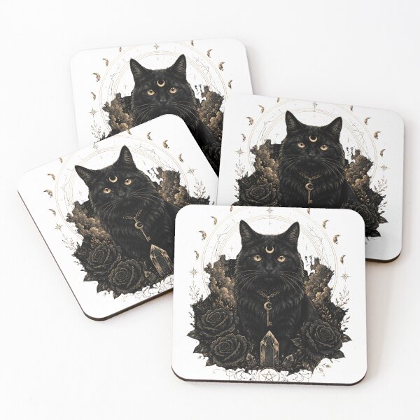 Item preview, Mystic Black Cat designed and sold by MySthore.