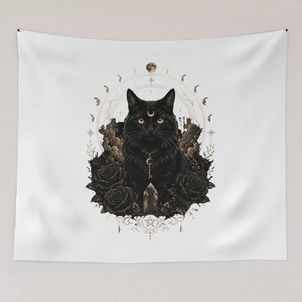 Item preview, Mystic Black Cat designed and sold by MySthore.