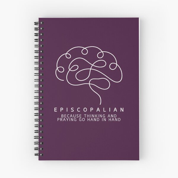 Item preview, Episcopalian: Because Thinking and Praying Go Hand in Hand designed and sold by Canterbury Episcopal Campus Ministry at Texas Tech University .