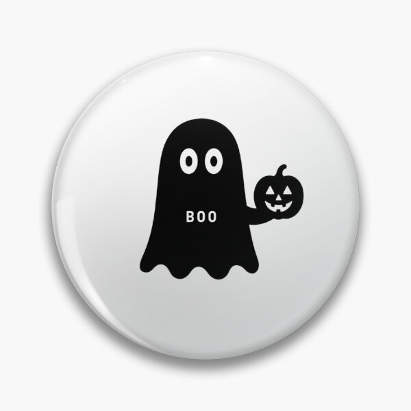 Item preview, Minimalist Ghost Holding Pumpkin | BOO Cute Halloween Design designed and sold by Ramona-Gliga.