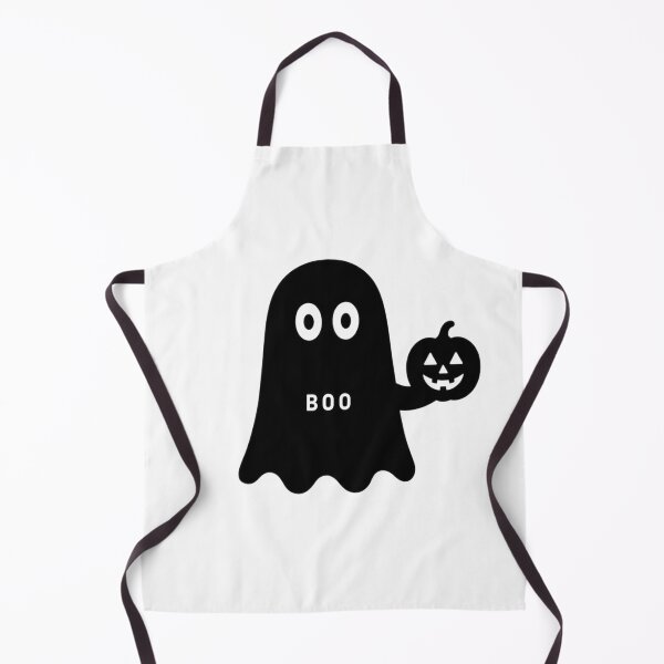Item preview, Minimalist Ghost Holding Pumpkin | BOO Cute Halloween Design designed and sold by Ramona-Gliga.