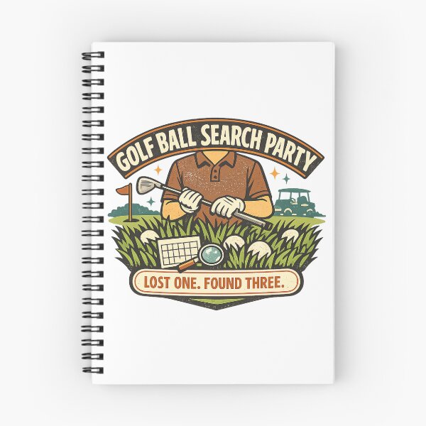 Item preview, Golf Ball Search Party – Funny Retro Golfer Humor designed and sold by Concrete Coffee Studio.