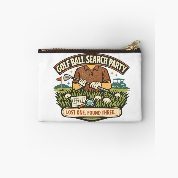 Item preview, Golf Ball Search Party – Funny Retro Golfer Humor designed and sold by Concrete Coffee Studio.