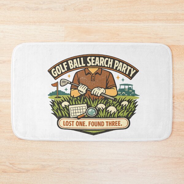 Item preview, Golf Ball Search Party – Funny Retro Golfer Humor designed and sold by Concrete Coffee Studio.