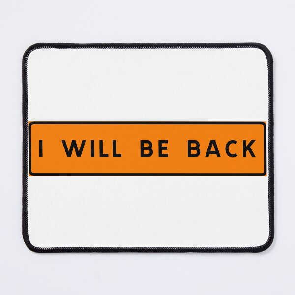 Item preview, I will be back designed and sold by ALF2023.