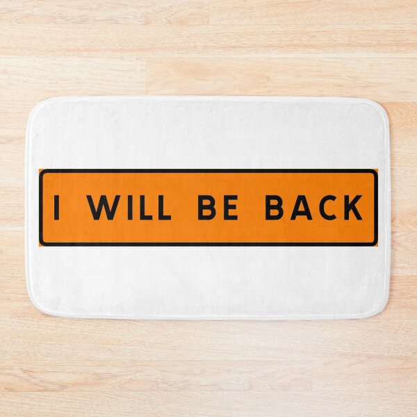 Item preview, I will be back designed and sold by ALF2023.