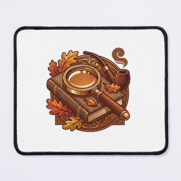 Item preview, Cozy Mystery Magnifying Glass Autumn Leaves designed and sold by ryanguas.