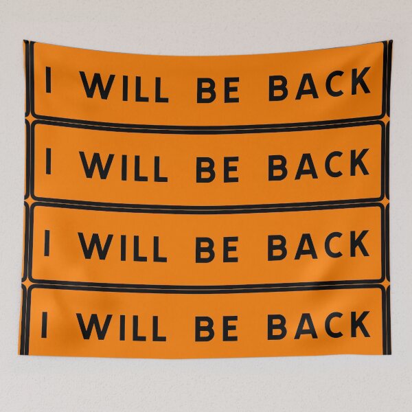 Item preview, I will be back designed and sold by ALF2023.
