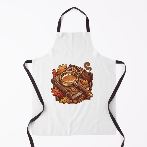 Item preview, Cozy Mystery Magnifying Glass Autumn Leaves designed and sold by ryanguas.