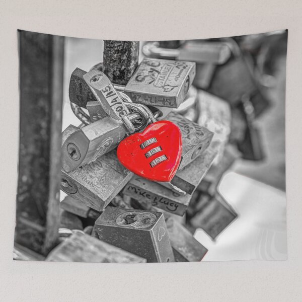 Item preview, Love padlocks on bridge railing, St Julians, Malta designed and sold by assaf.