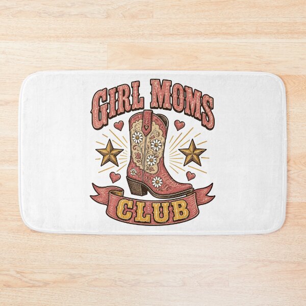 Item preview, Girl Moms Club, Cowgirl Mom designed and sold by graphic-genie.