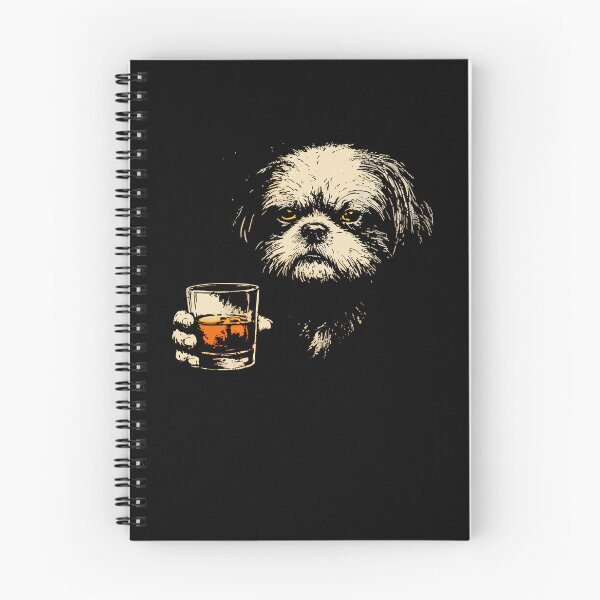 Item preview, Shih Tzu Drinking Whiskey Vintage Dog Meme designed and sold by charoen-design.