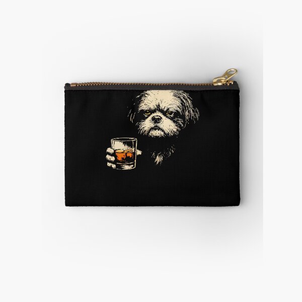 Item preview, Shih Tzu Drinking Whiskey Vintage Dog Meme designed and sold by charoen-design.