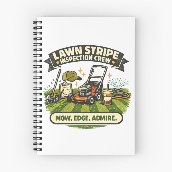 Item preview, Lawn Stripe Inspection Crew – Funny Lawn Care Dad Design designed and sold by Concrete Coffee Studio.