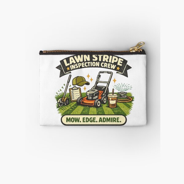 Item preview, Lawn Stripe Inspection Crew – Funny Lawn Care Dad Design designed and sold by Concrete Coffee Studio.