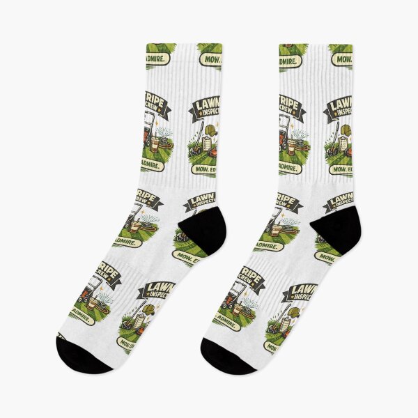Item preview, Lawn Stripe Inspection Crew – Funny Lawn Care Dad Design designed and sold by Concrete Coffee Studio.