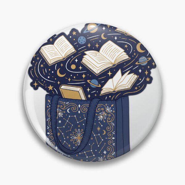 Item preview, Magical Tote Bag Full Of Books Galaxy designed and sold by ryanguas.