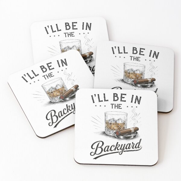 Item preview, Vintage I'll Be In The Backyard Bourbon Lover designed and sold by charoen-design.