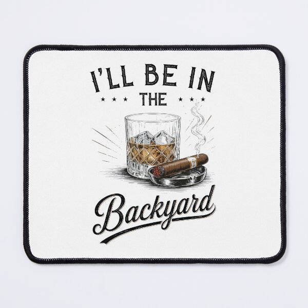 Artikelvorschau, Vintage I'll Be In The Backyard Bourbon Lover entworfen und verkauft von charoen-design.