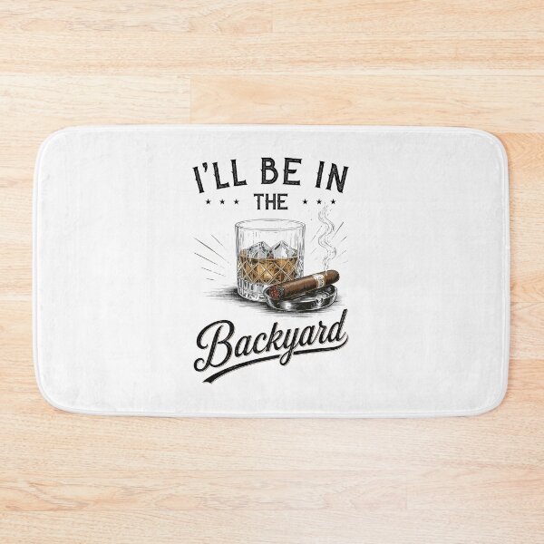 Item preview, Vintage I'll Be In The Backyard Bourbon Lover designed and sold by charoen-design.