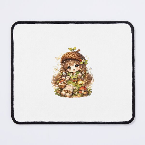 Item preview, Cute Woodland Acorn Doll Kawaii Sticker designed and sold by blossomfun.