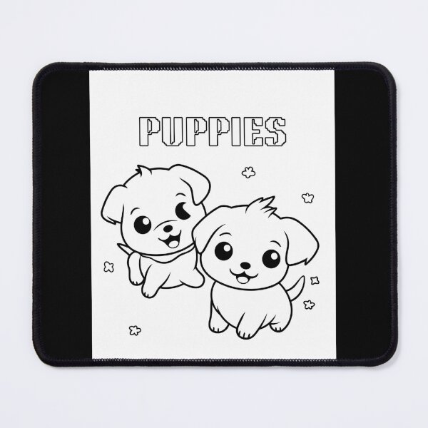 Item preview, Cute Puppies Coloring Page Art designed and sold by VibeTees38.
