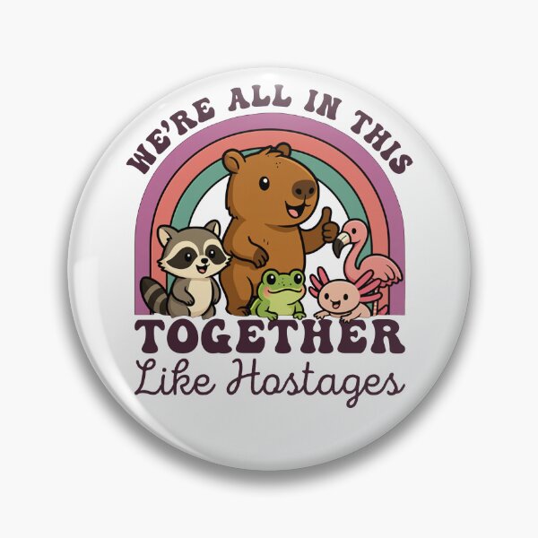 Item preview, We'Re All In This Together Like Hostages Funny Retro designed and sold by charoen-design.